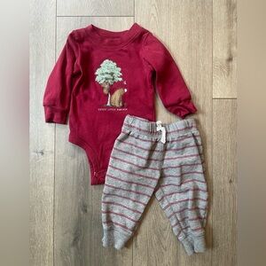 Matching  6 month outfit little brother